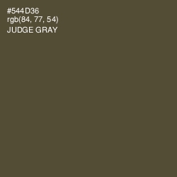 #544D36 - Judge Gray Color Image